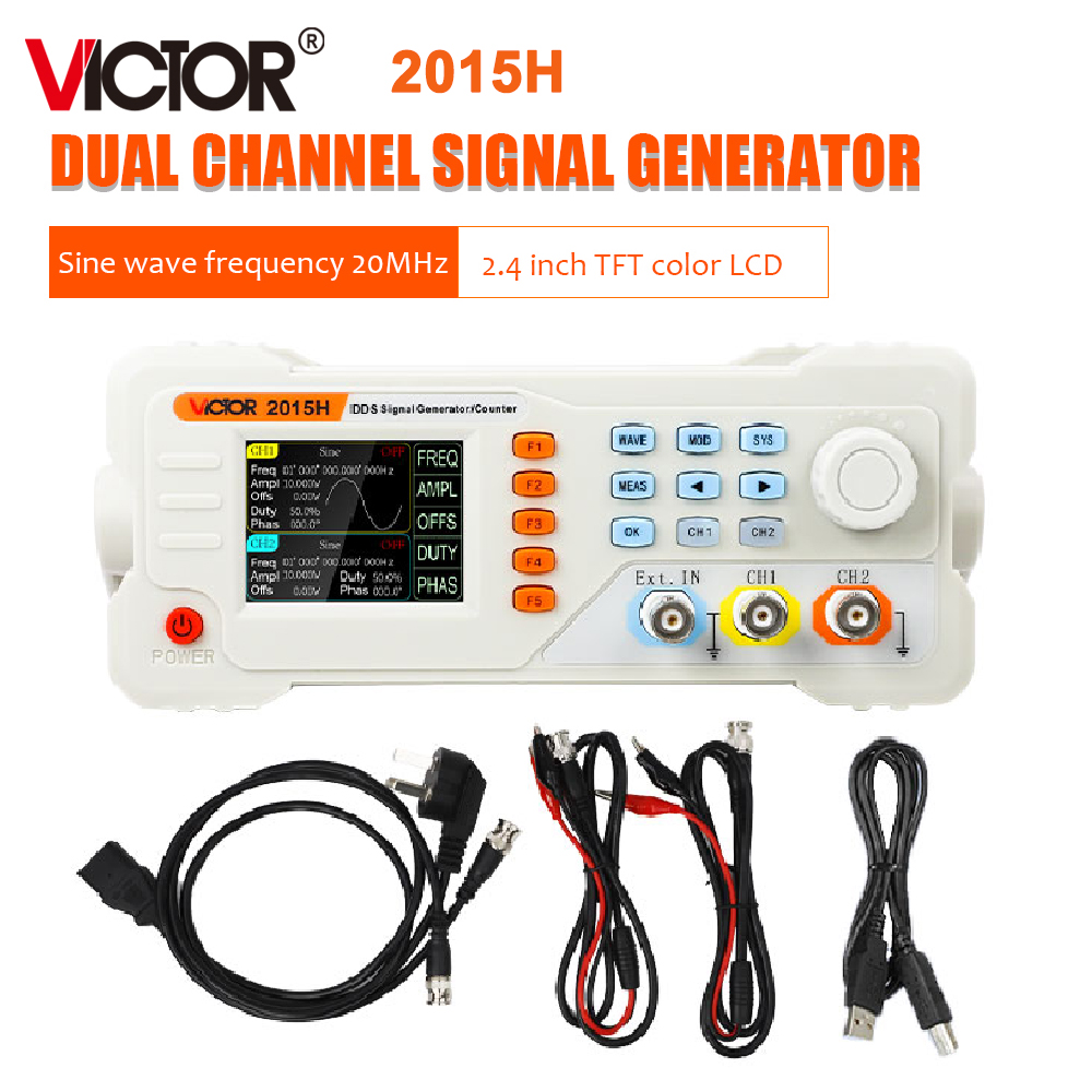 Dual Channel Arbitrary Waveform Function Generator 60Mhz - Generatore di segnali a forma d'onda